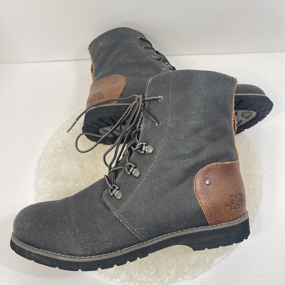 The North Face Shoes - The North Face Ballard Lace II Boots Womens 9 Winter Casual Hiking Canvas Gray